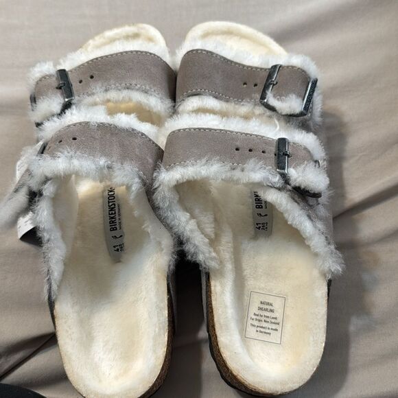 Women’s Arizona Shearling Slide Shoe - Picture 2 of 6